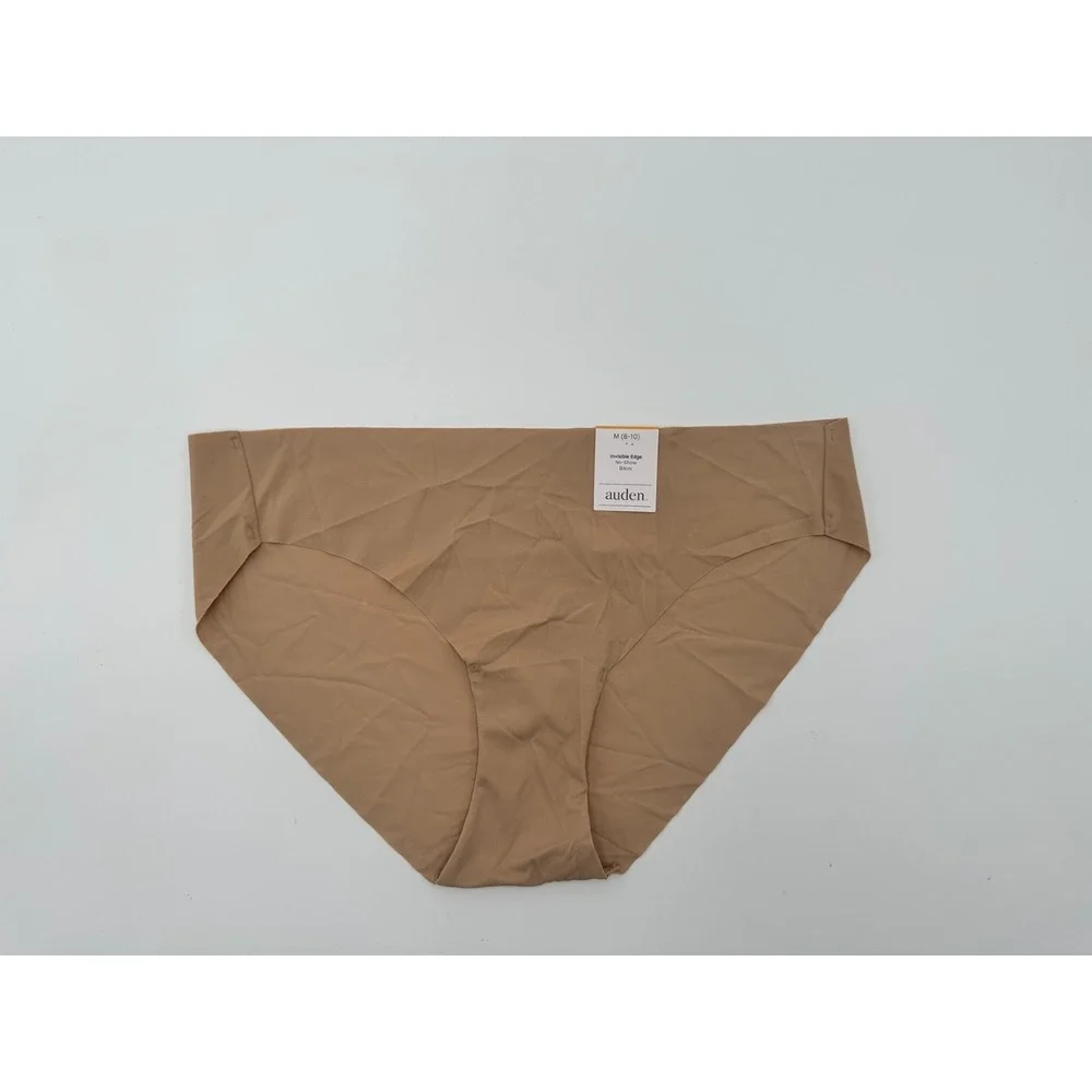 Auden Invisible Edge No Show Bikini Underwear NWT Medium Pearl Tan‎